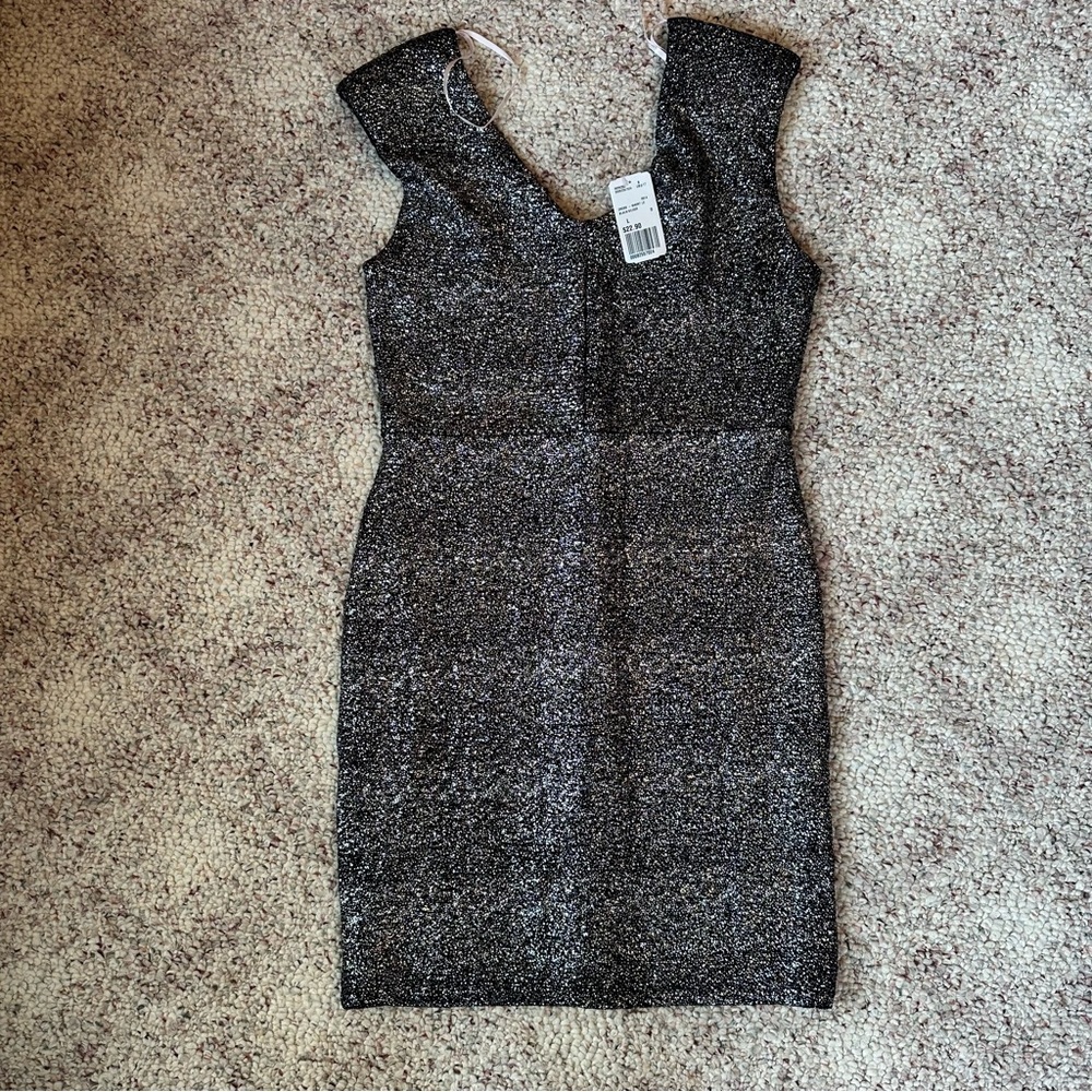 Forever 21 Black and Gray Mini Dress